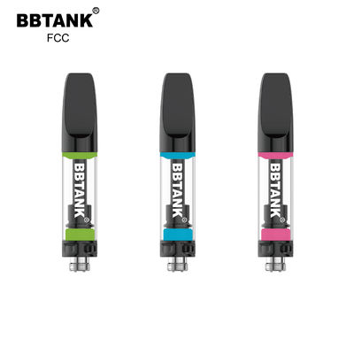 No Burnt 1.0ml Full Ceramic Vape CBD Oil Cartridge With Slim Battery
