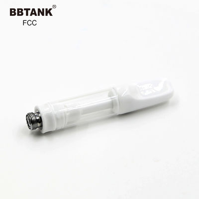 No Burnt 1.0ml Full Ceramic Vape CBD Oil Cartridge With Slim Battery