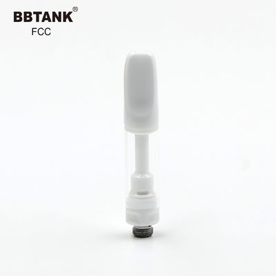 No Burnt 1.0ml Full Ceramic Vape CBD Oil Cartridge With Slim Battery