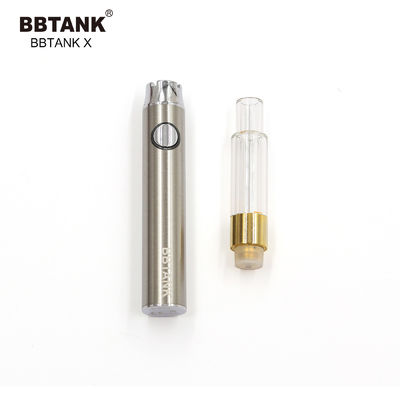 1.0ml Ceramic Oil Cartridge 510 Thread CBD Oil Vape Pen With Glass Tank