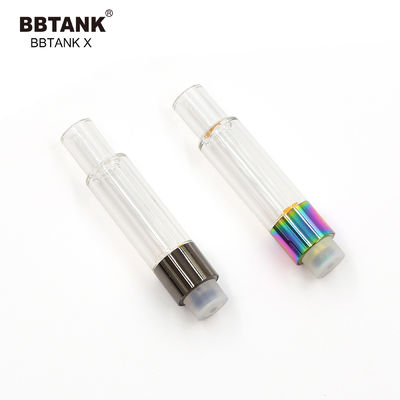 1.0ml Ceramic Oil Cartridge 510 Thread CBD Oil Vape Pen With Glass Tank