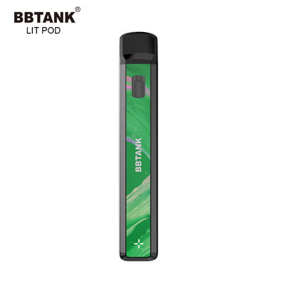 Rechargeable battery ceramic coil 1.0ml cbd oil disposable vape pod device