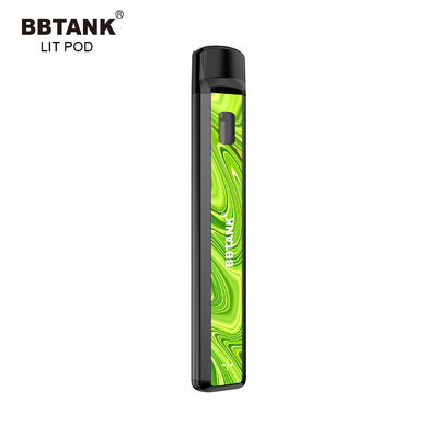 Rechargeable battery ceramic coil 1.0ml cbd oil disposable vape pod device