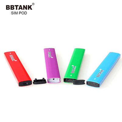 FCC CBD Oil Vaporizer Pen Aluminium Alloy , 1gram Slim Flat Vape Pen