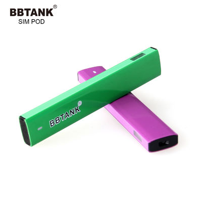 FDA 3.5V 0.8g CBD Disposable Vape Device Pod Aluminium Alloy