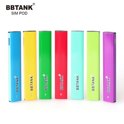 FDA 3.5V 0.8g CBD Disposable Vape Device Pod Aluminium Alloy