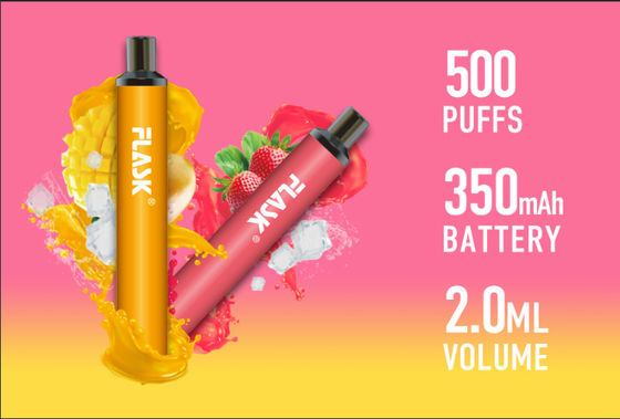 Disposable 2ml Electronic Liquid Cigarette 350mah Refillable Pod Vape