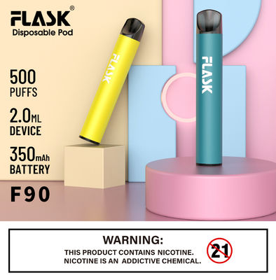 Disposable 2ml Electronic Liquid Cigarette 350mah Refillable Pod Vape