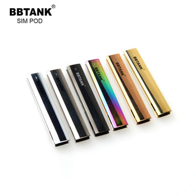 0.5gram Smoke Electronic Cigarettes CBD Disposable Vape Device Electroplated Black