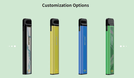 2021 Disposable CBD/THC Vape Pod BBTANK Mi POD Colorful Custom logo and packaging replaceable cartridges Ceramic Coil