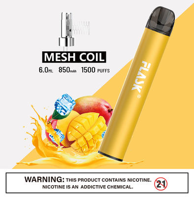 304 Stainless Steel Ecig 1500puffs Smok Salt Nic Devices With Mesh Coil