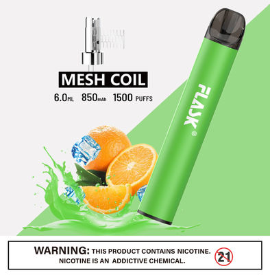 304 Stainless Steel Ecig 1500puffs Smok Salt Nic Devices With Mesh Coil