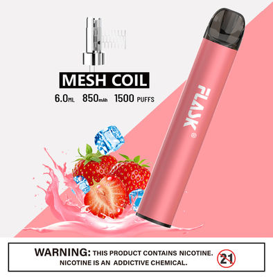 304 Stainless Steel Ecig 1500puffs Smok Salt Nic Devices With Mesh Coil