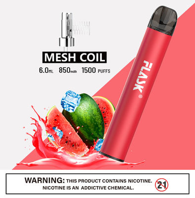 304 Stainless Steel Ecig 1500puffs Smok Salt Nic Devices With Mesh Coil