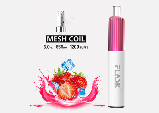 Mesh Coil Smoking Vaporizer Pen Electronic Cigarettes CE Certification