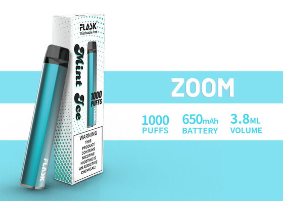 ZOOM Disposol Vapepen quality assurance abundant supply 650mah 3.8ml juice 1000puffs