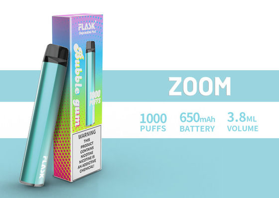 ZOOM DisposableVapepen vapenation  1000puffs 650Mah Cotton Organic
