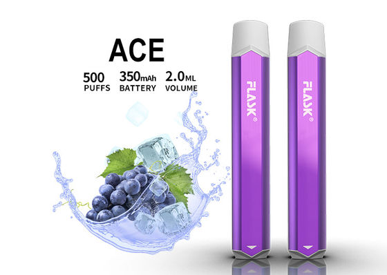 Grape Ice 2g Flavored Vaporizer Pen , 400mAH Disposable Vape Pen