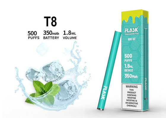 1.8ML Flavored Vaporizer Pen , 500 Puffs Disposable Electronic Cigar