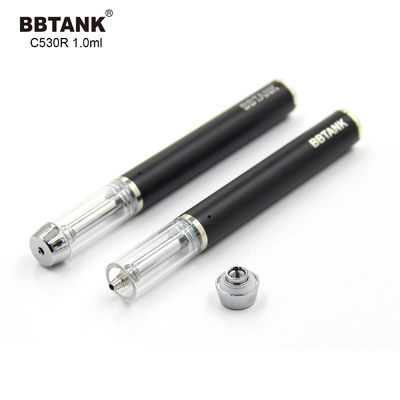 Silver 1.0ml CBD Disposable Vape Device , 1.5ohm CBD Oil Vape Pen