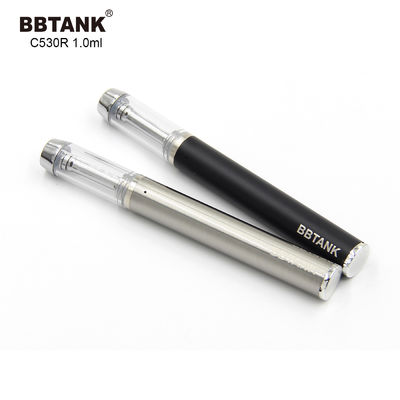 Silver 1.0ml CBD Disposable Vape Device , 1.5ohm CBD Oil Vape Pen