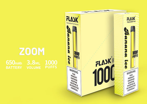 ZOOM Disposal devices Stable performance Vapepen  Germany made PC mouthpiece 650mah 3.8ml 1000puffs