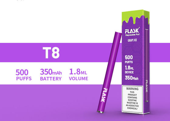 1.8mL Electronic Liquid Cigarettes Pre Filled Disposable Pod Vaporizer