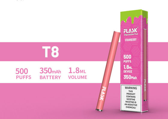 1.8mL Electronic Liquid Cigarettes Pre Filled Disposable Pod Vaporizer