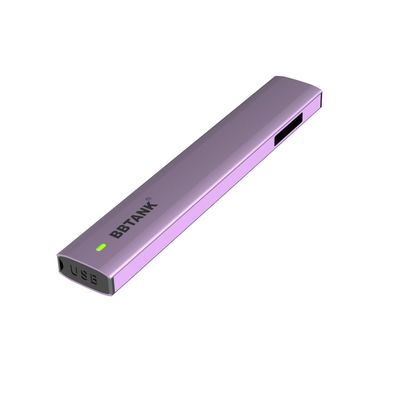 Flat 1ML THC Disposable Vape Device CK Certification With Ceramic Core