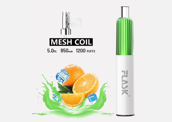3.7V 5ml Disposable Pod Vaporizer E Cig Starter Kits With Mesh Coil