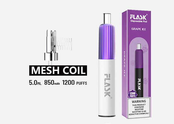 CE 304SS Flavored Vaporizer Pen , 1200 Puffs Disposable Vape Stick