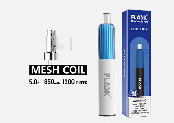 50mg Nicotine All In One Vape Device 850mAh Healthy Electronic Cigarette