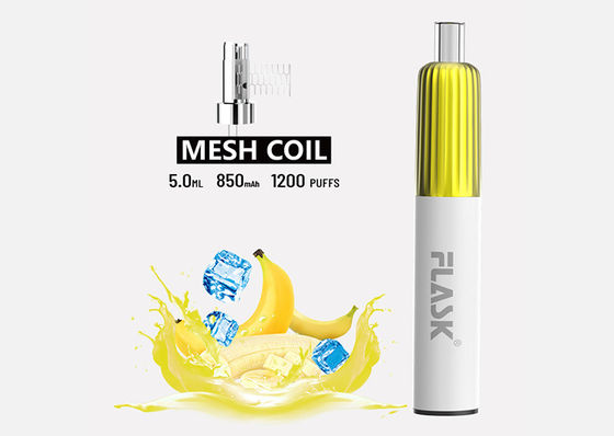 850mAh 2% Nicotine Salt Flavored Vaporizer Pen Mesh Coil Vape Pre Filled Pods