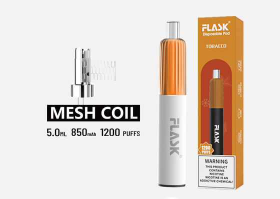 Disposable 3.7V Electronic Vapour Cigarette Pod Systems Lightweight