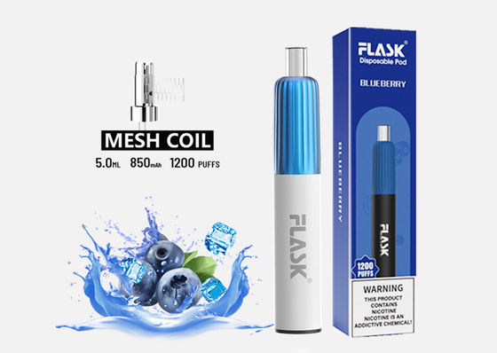 Disposable 3.7V Electronic Vapour Cigarette Pod Systems Lightweight