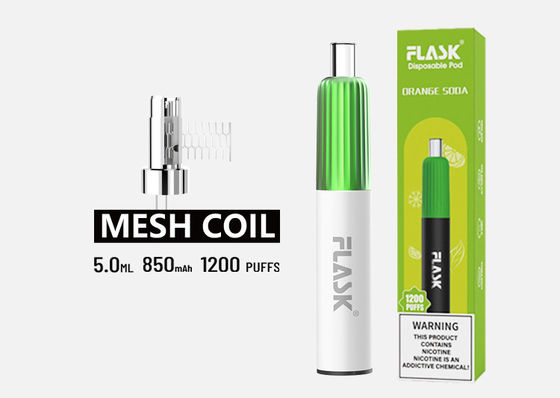 ODM 5ml Dual Flavor Disposable Vape Pod ROHS Certification