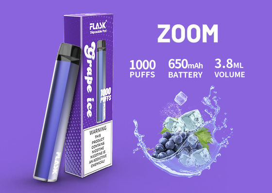 1000puffs Ceramic Oil Cartridge , 3.8ml 650Mah Flavored CBD Vape Cartridge