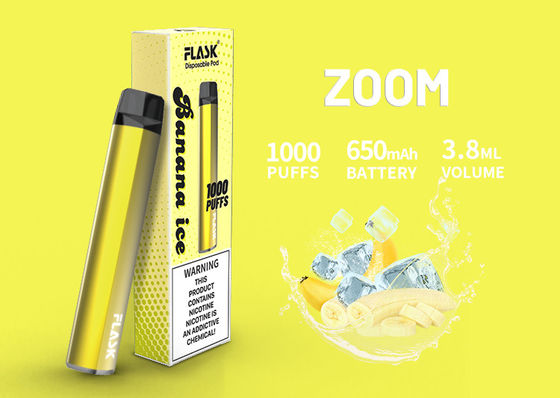 1000puffs Ceramic Oil Cartridge , 3.8ml 650Mah Flavored CBD Vape Cartridge