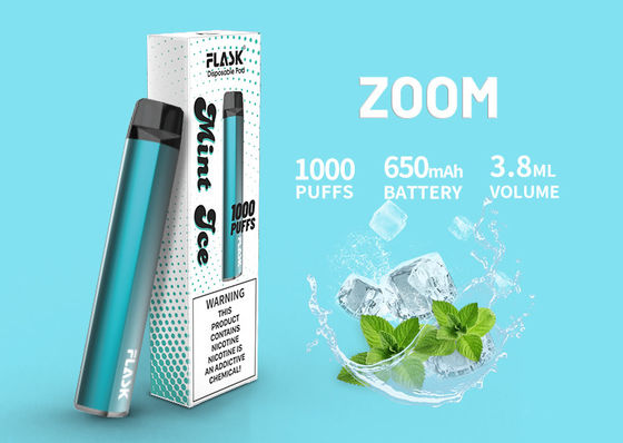 1000puffs Ceramic Oil Cartridge , 3.8ml 650Mah Flavored CBD Vape Cartridge