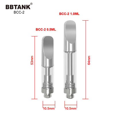 Delta 8 1.0ml Electronic Cigarette CBD THC Vape Cartridge Ceramic Coil