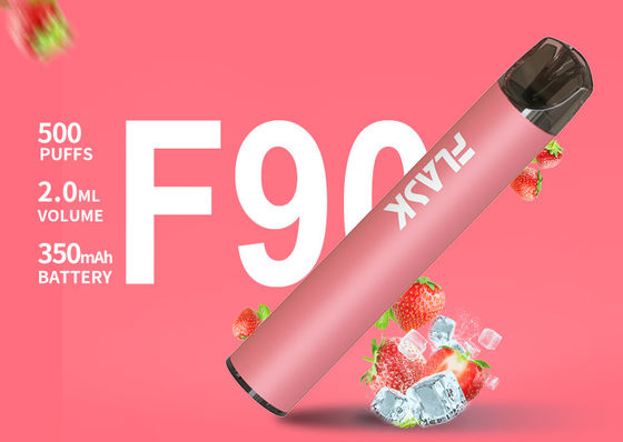 2.0ml Flavored Vaporizer Pen 500 Puffs Disposable E Cigarette