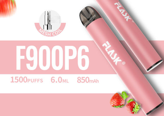 6.0ml Disposable Vape Pod Device , 1500puffs Disposable Vape Pen