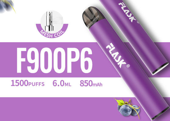 6.0ml Disposable Vape Pod Device , 1500puffs Disposable Vape Pen