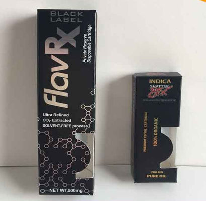 FCC Vape Pen Packaging Box , UV Printing Paper Packing Box