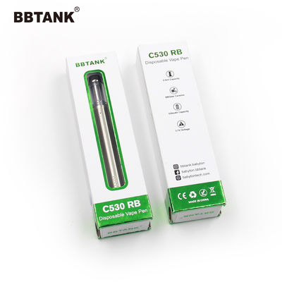 Embossing Paperboard Cartridge Pen Packaging Box EVA Foam Inside