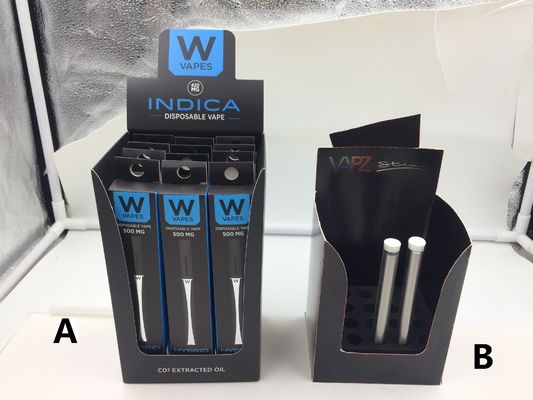 Foldable Rigid 0.3ml Ceramic Vape Pen Packaging Box Child Proof