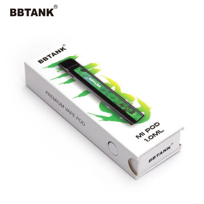 Eco Paper Cardboard CBD Vape Pen Boxes Embossing Printing