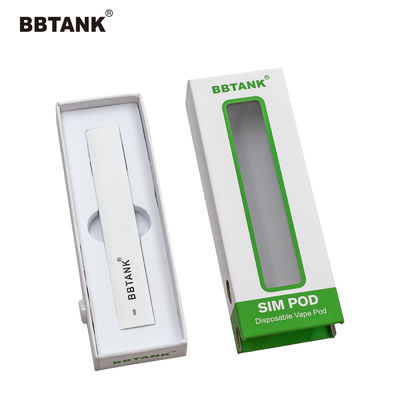 UV Coating Laminated Art Paper Vape Pen Device Boxes Disposable