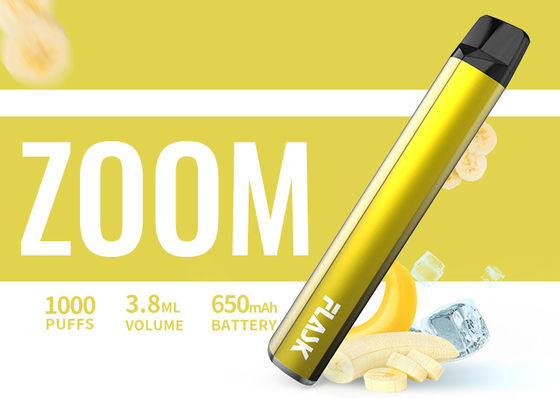 650Mah Electronic 3.8ml 1000puffs Flavored Vaporizer Pen Nicosalt 1%