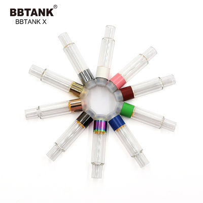 1.0ml THC Glass Oil Cartridge 510 Ceramic Coil With Slim Battery